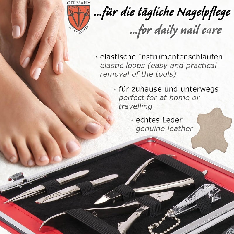 3 Swords Germany 11-Piece Manicure Pedicure Grooming Kit - Image 5